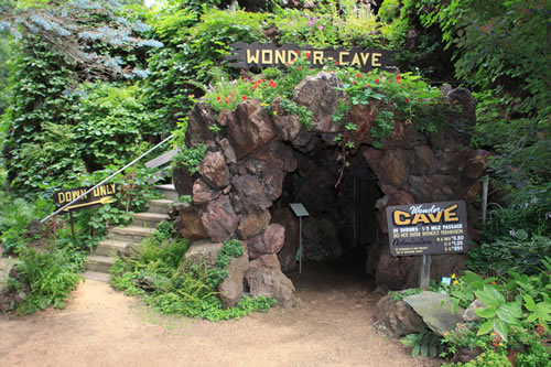 Wonder Cave contains 26 shrines and is a one-fifth mile passageway